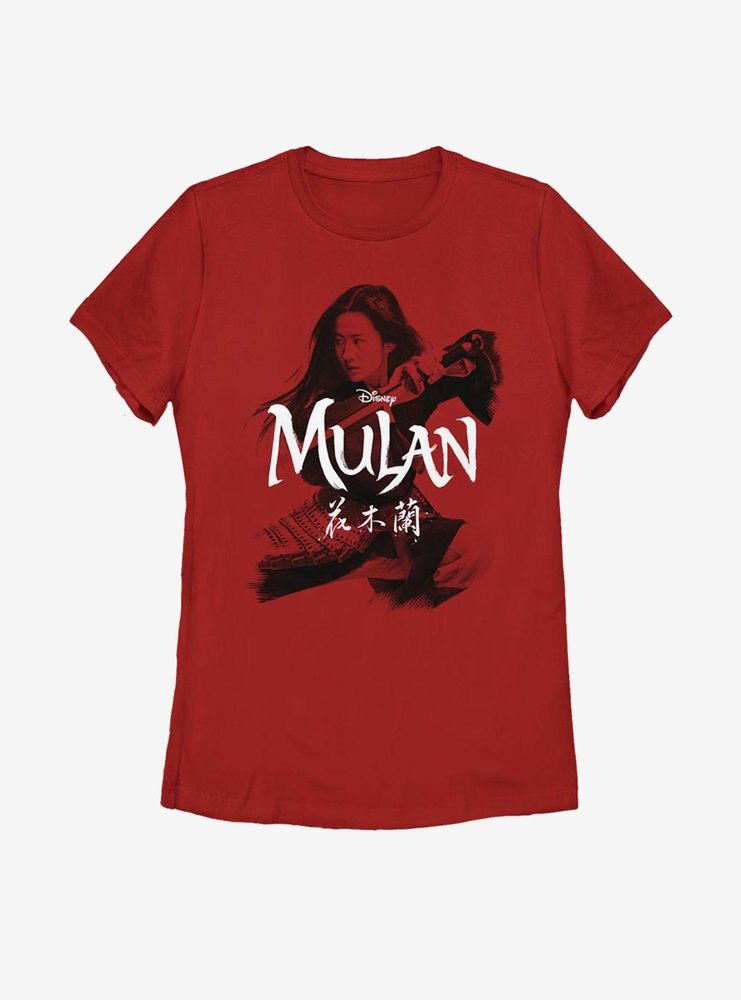 Disney Mulan Live Action Fighting Stance Womens T-Shirt