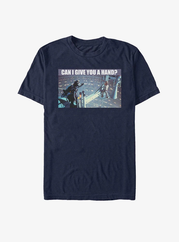 Star Wars Vader Luke Can I Give You A Hand T-Shirt