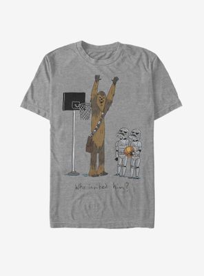 Star Wars Chewie Basketball T-Shirt