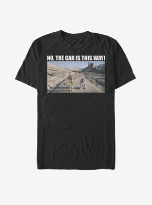 Star Wars Where's The Car T-Shirt