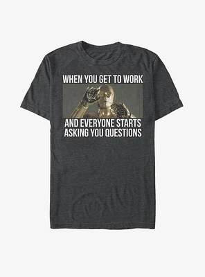 Star Wars C-3PO Overwhelming Work T-Shirt