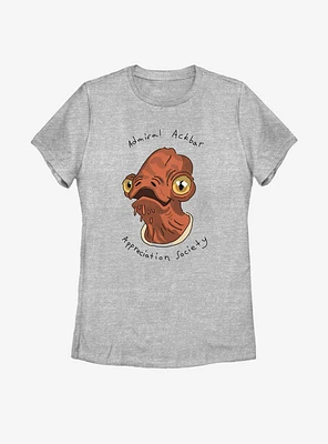 Star Wars Admiral Ackbar Appreciation Society Womens T-Shirt
