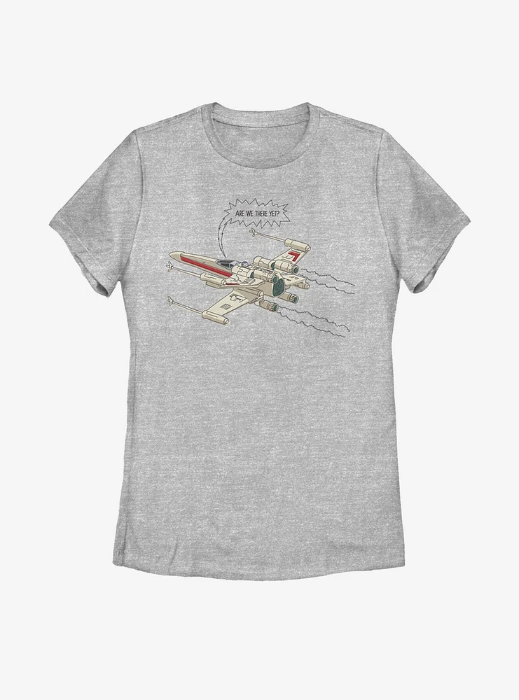 Star Wars Are We There Yet Womens T-Shirt