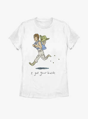 Star Wars Luke Yoda Got Your Back Womens T-Shirt