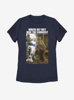 Star Wars R2D2 Hidden Cookies Womens T-Shirt