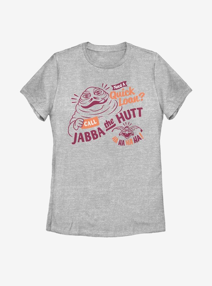 Star Wars Jabba Loans Womens T-Shirt