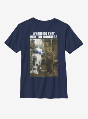 Star Wars R2D2 Hidden Cookies Youth T-Shirt