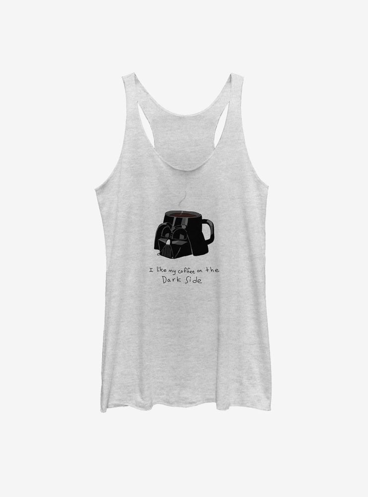 Star Wars Coffee On The Dark Side Womens Tank Top