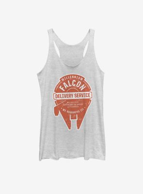Star Wars Falcon Delivery Womens Tank Top