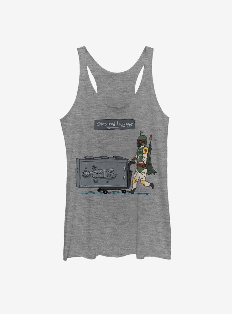 Star Wars Oversized Luggage Womens Tank Top