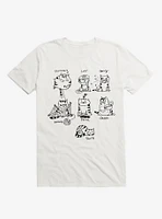 7 Sins Cat White T-Shirt