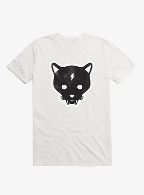 Gato Negro Cat White T-Shirt