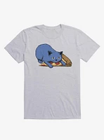 Get Your Own Pizza, Human! Cat Sport Grey T-Shirt