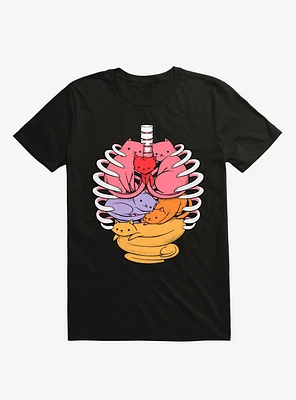 Anatomicat Anatomy Cat Black T-Shirt