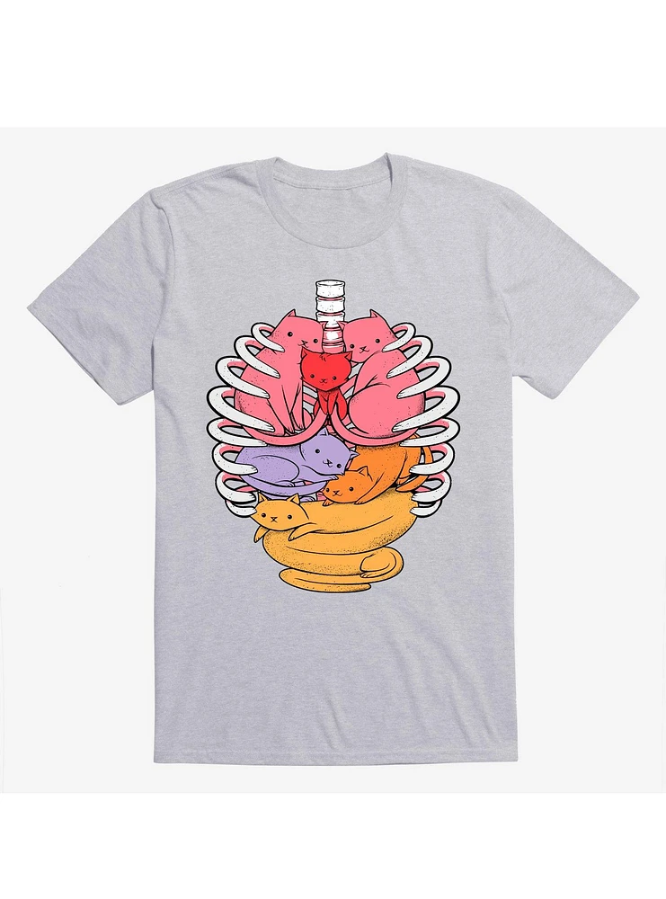 Anatomicat Anatomy Cat Sport Grey T-Shirt