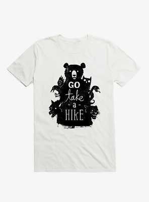 Go Take A Hike Wildlife White T-Shirt