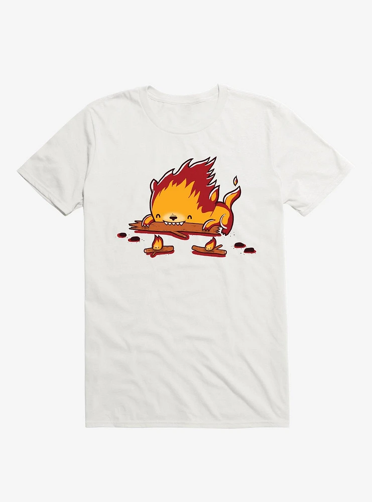 His Burn Is Worse Than Bite Pet White T-Shirt