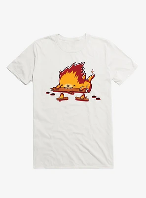 His Burn Is Worse Than Bite Pet White T-Shirt
