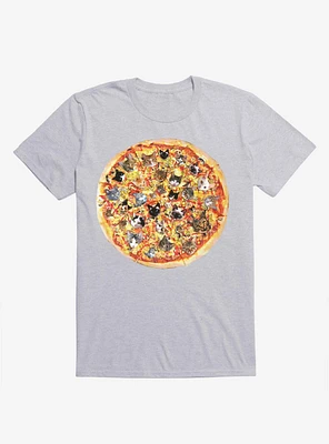 If The Internet Was A Pizza Cat Sport Grey T-Shirt