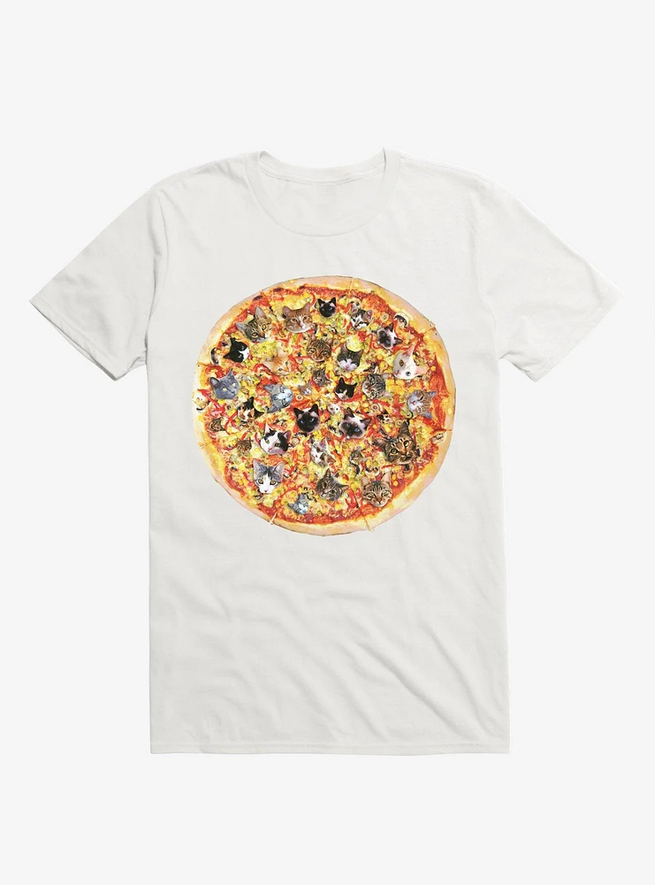 If The Internet Was A Pizza Cat White T-Shirt