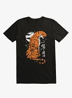 Jewel Of India Tiger Black T-Shirt