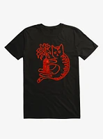 Catsup Cat Ketchup Black T-Shirt