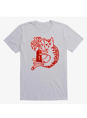 Catsup Cat Ketchup Sport Grey T-Shirt