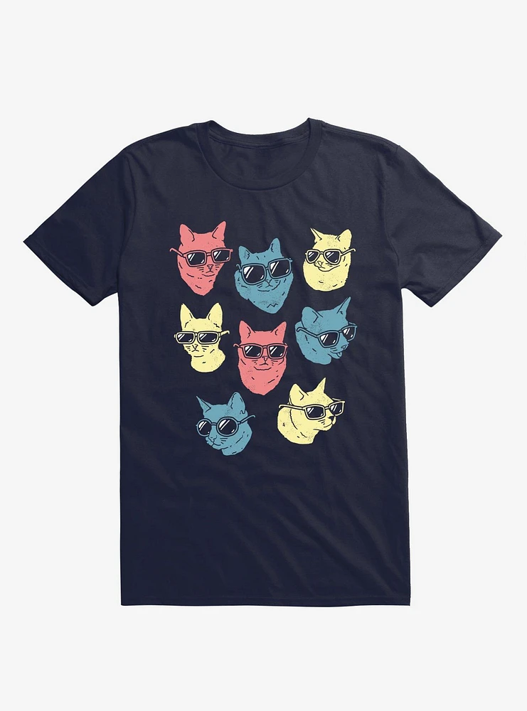 Cool Cats Navy Blue T-Shirt