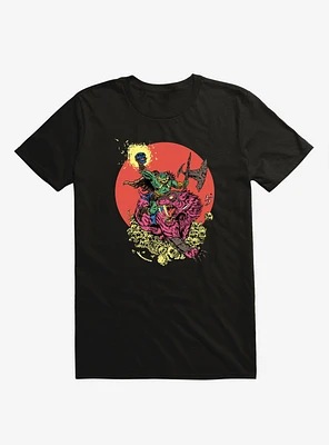 Monster Metal Skull Black T-Shirt