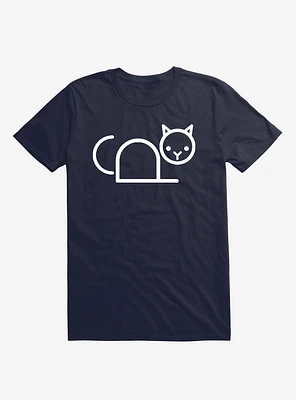 Copy Cat Navy Blue T-Shirt