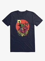 Monster Metal Skull Navy Blue T-Shirt