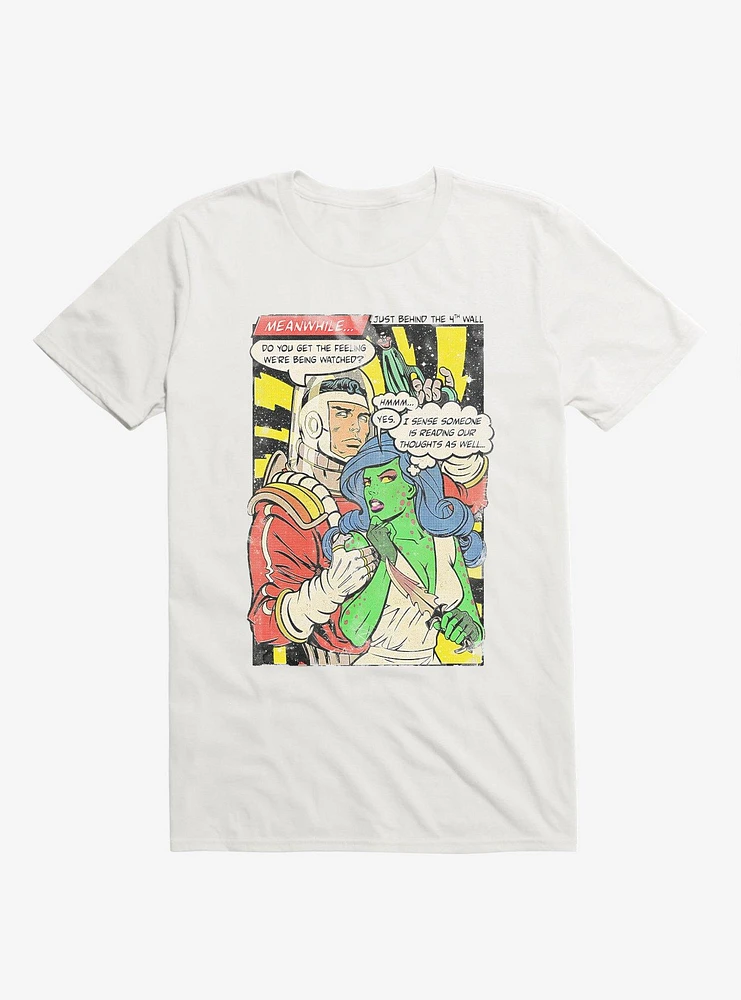 Through The 4th Wall Comic White T-Shirt