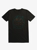 Trappist 1 Galaxy Black T-Shirt