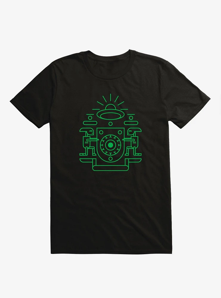 UFO Watchers Black T-Shirt