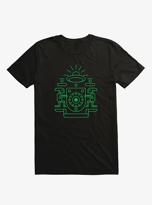 UFO Watchers Black T-Shirt