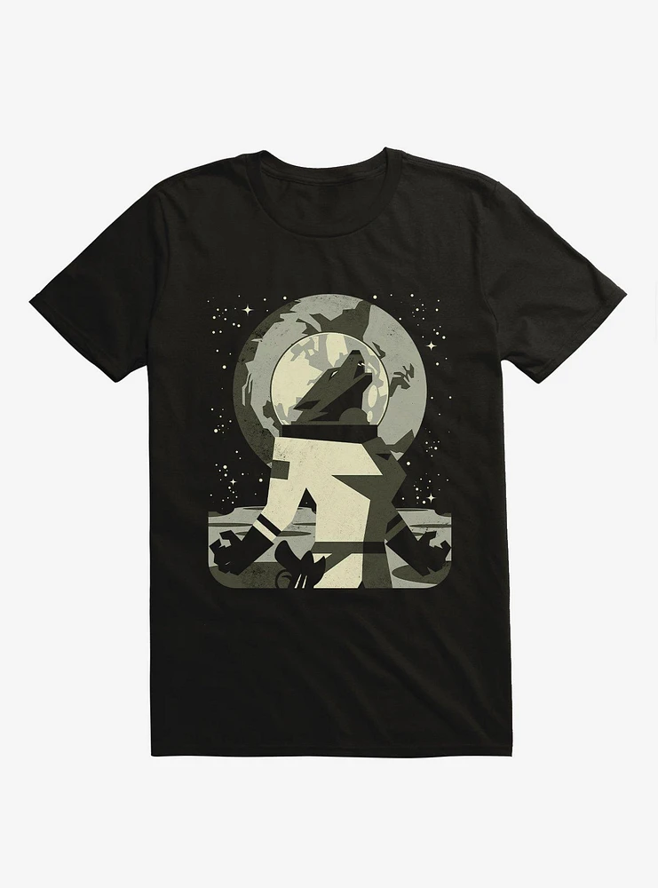 Werewolf The Moon Black T-Shirt