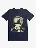 Werewolf The Moon Navy Blue T-Shirt