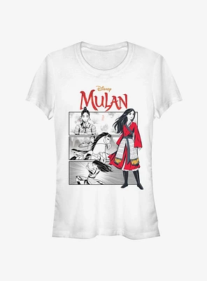 Disney Mulan Live Action Comic Panels Girls T-Shirt