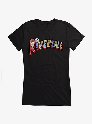 Archie Comics Riverdale Postcard Logo GIrls T-Shirt