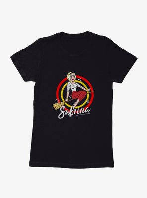 Archie Comics Sabrina The Teenage Witch Broom Womens T-Shirt