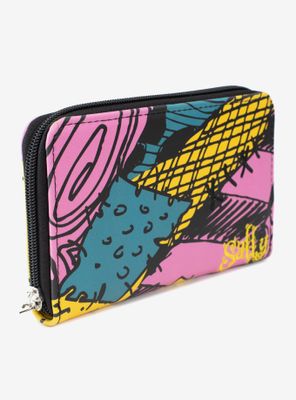 The Nightmare Before Christmas Sally Dress Patchwork Zip Around Wallet