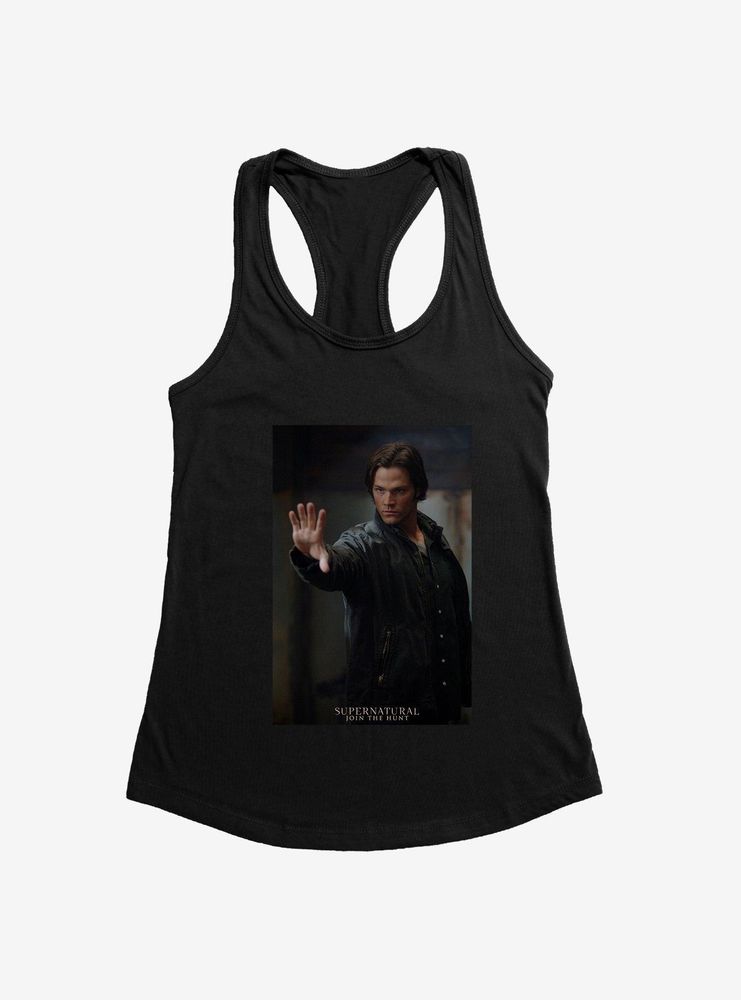 Supernatural Sam Winchester Magic Pose Womens Tank