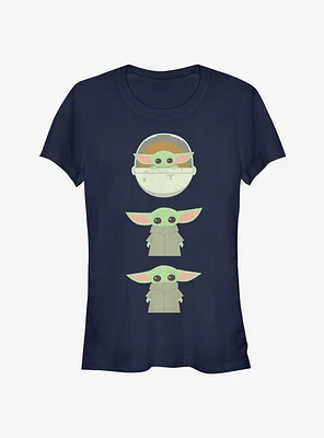 Star Wars The Mandalorian Child Stack Girls T-Shirt