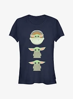 Star Wars The Mandalorian Child Stack Girls T-Shirt