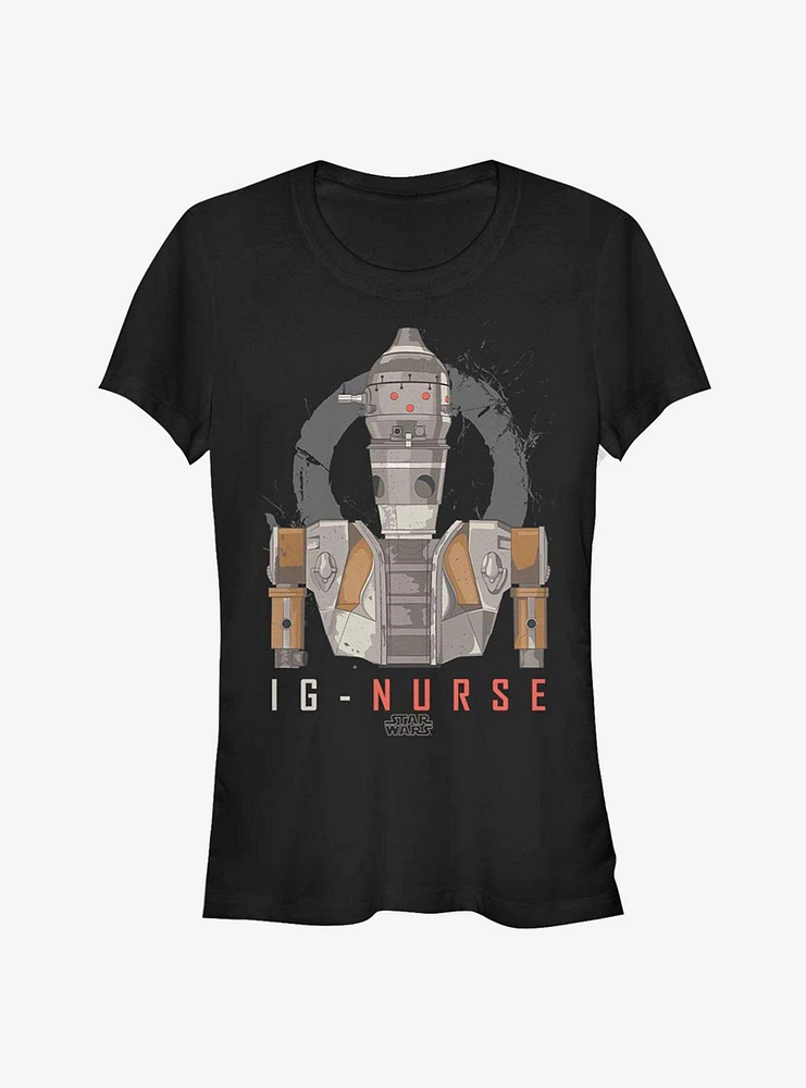 Star Wars The Mandalorian Ig Nurse Girls T-Shirt