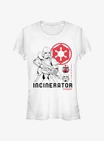 Star Wars The Mandalorian Incincerator Trooper Girls T-Shirt