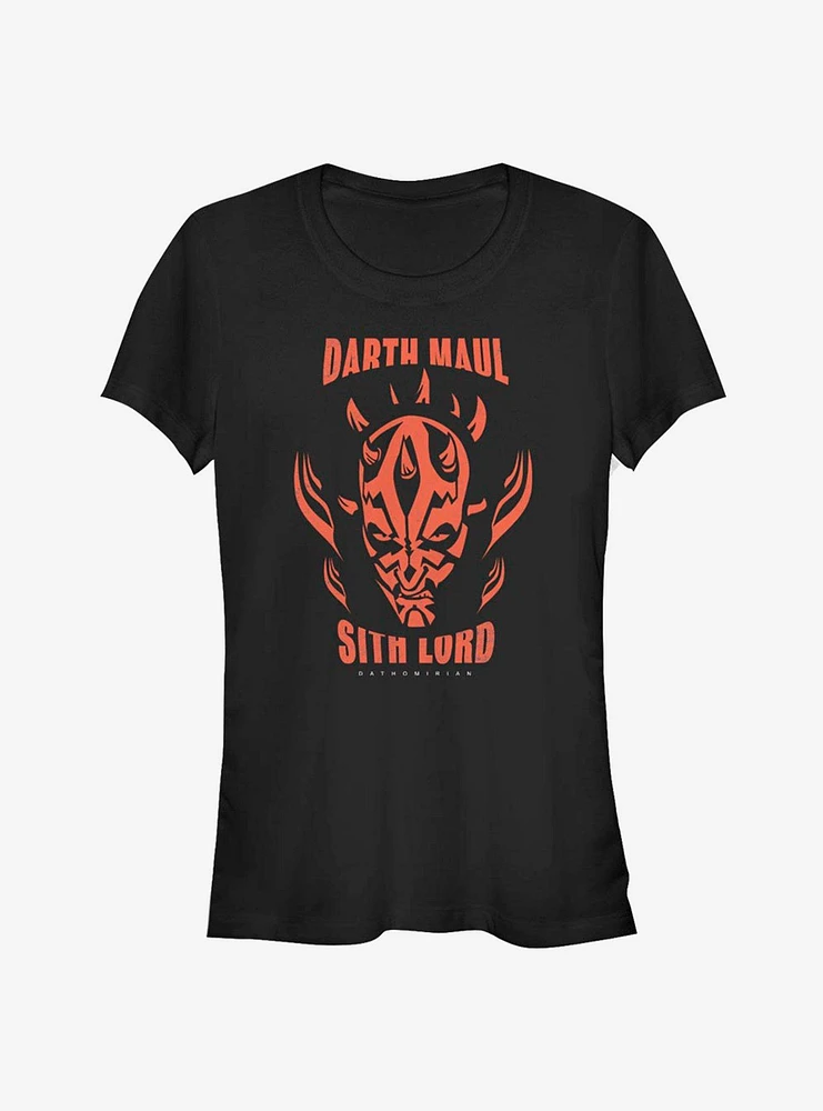 Star Wars The Clone Darth Maul Sith Lord Girls T-Shirt