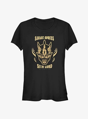 Star Wars The Clone Savage Opress Sith Lord Girls T-Shirt