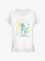 Star Wars The Clone Doodle Trooper Girls T-Shirt