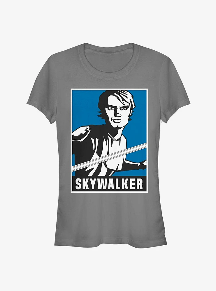 Star Wars The Clone Skywalker Poster Girls T-Shirt